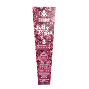Polkadot Black Cherry Gelato | Indica | 2.5g Jelly Popz Exotic THC-A Pre-Rolls