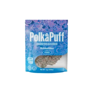 PolkaPuff Bubba Bliss | Hybrid | 1g Exotic THC-A Flower.