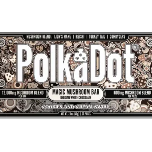 Polkadot Chocolate bar Cookies & Cream Swirl