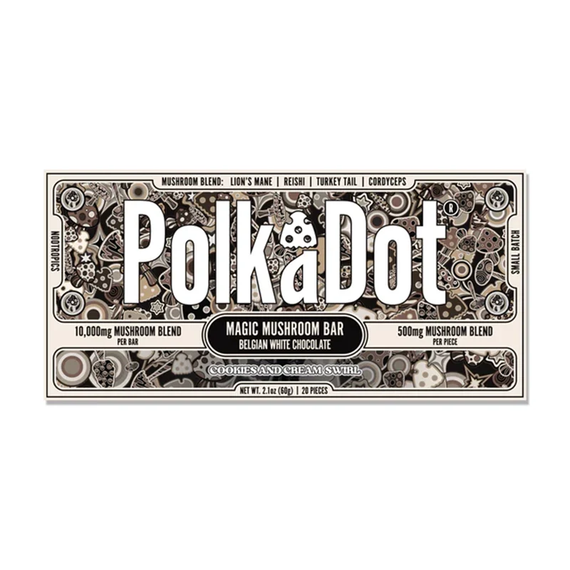 Polkadot Cookies & Cream Swirl Chocolate