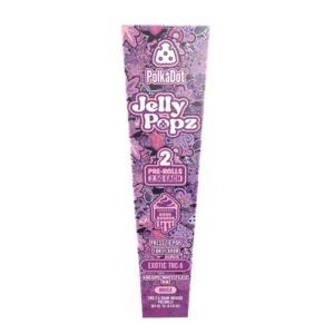 Polkadot Grape Skittlez BX | Indica | 2.5g Jelly Popz Exotic THC-A Pre-Rolls