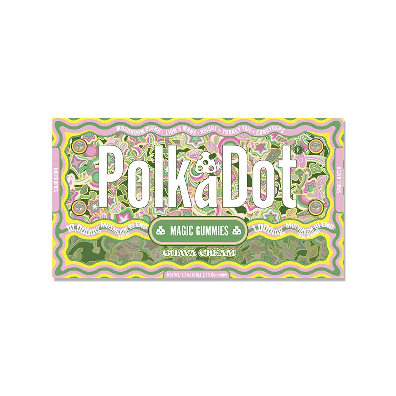 PolkaPuff Guava Cream Gummies