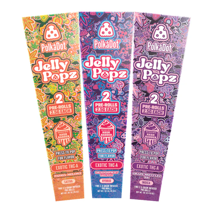 PolkaPuff 2.5g 2ct Jelly Popz Pre-Rolls