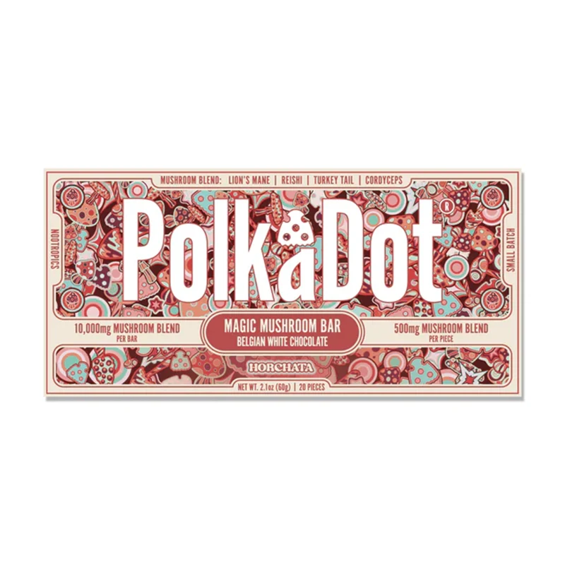 Polkadot Horchata Chocolate Bar