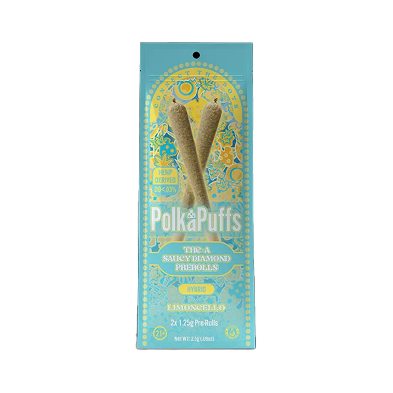 PolkaPuff Limoncello | Hybrid | 1.25G THC-A Pre-Rolls