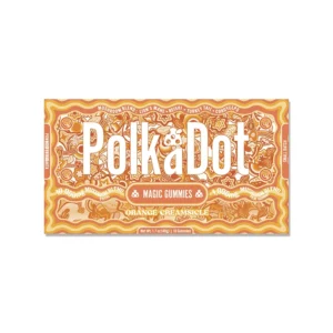 Polka Dot Orange Creamsicle