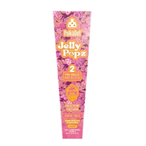 Polkadot Pink Runtz Popcorn | Hybrid | 2.5g Jelly Popz Exotic THC-A Pre-Rolls