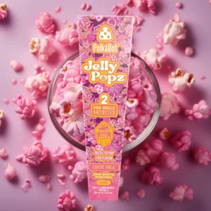 Alternative view of Pink Runtz Popcorn | Hybrid | 2.5g Jelly Popz Exotic THC-A Pre-Rolls