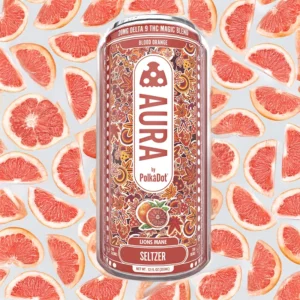 Alternative view of Blood Orange 20mg D9 THC Magic Blend Seltzer