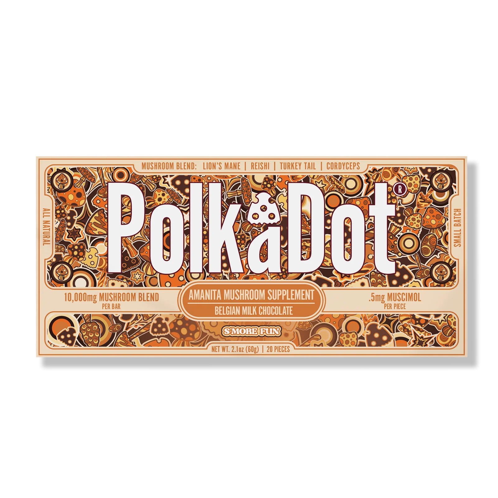 Polkadot S’mores Fun Chocolate Bar