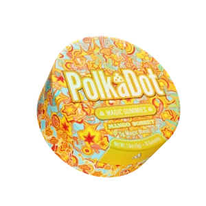 Polka Dot Mango Sorbet