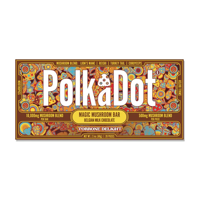 Polkadot Mushroom Torrone Delight Chocolate