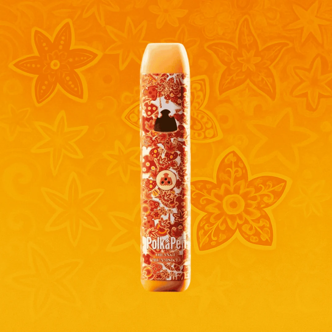 Orange Creamsicle | Sativa | 2G PolkaPen Disposable THC-P - Image 2