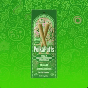 Alternative view of PolkaPuff Guava Cream | Sativa | 1.25G THC-A Pre-Rolls