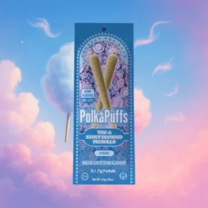 Alternative view of Blue Cotton Candy | Hybrid | 1.25G THC-A Pre-Rolls
